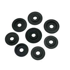 A Set of 8 Black Rubber Spring