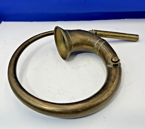 Brass veteran car horn - car, vintage