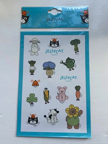 Jellycat stickers sticker - jellycat,