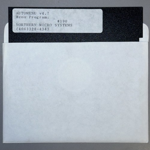 Automenu menu program - automenu, v4.7
