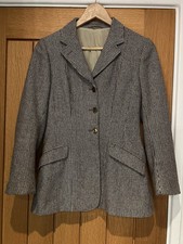 Saddle Master Brown Wool Hacking/Show Jacket Tweed Child’s 32”