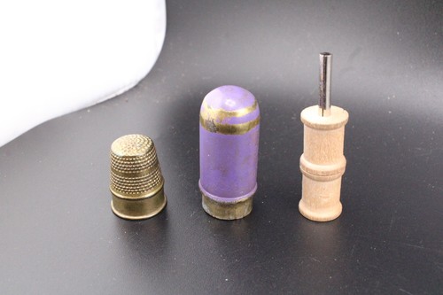 Antique sewing etui case - sewing,