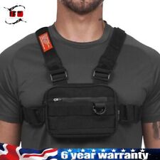 Shoulder Bag Men Chest Rig Vest Harness Bag Hiking Pouch Crossbody Sport Outdoor