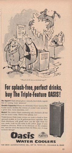 1953 oasis water coolers - 1953,