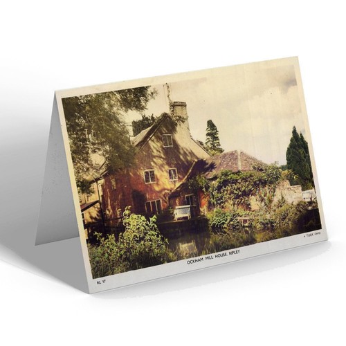 Greeting card vintage surrey - card,