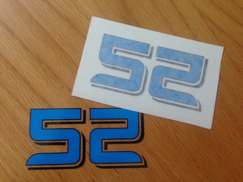 Danny kent race - number, 52