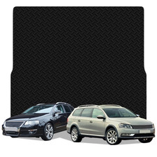 for VW Passat B6 & B7 Estate 2005-2014 Tailored 3mm Rubber Boot Mat Liner