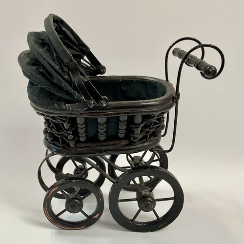 Vintage wicker doll - vintage, buggy