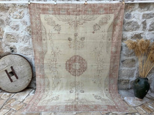 Hand woven medallion - hand-woven, vinage