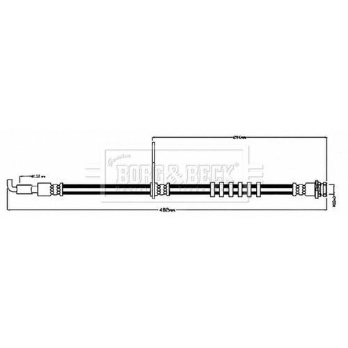 Brake hose for - hose,
