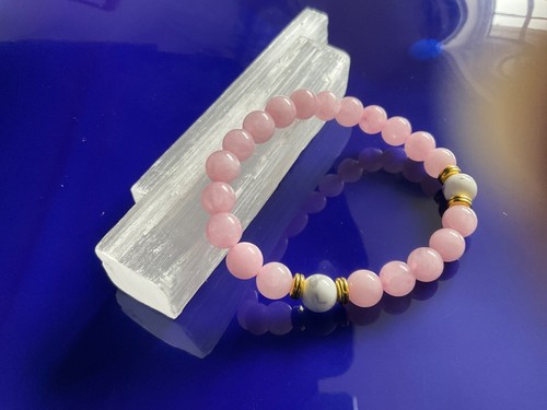 Rose quartz and white - quartz,