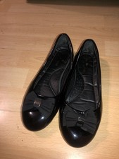 Black Patent Bow Ballet Flats