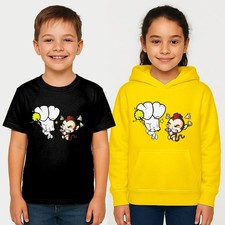 Bunny Vs Monkey Kids T Shirt