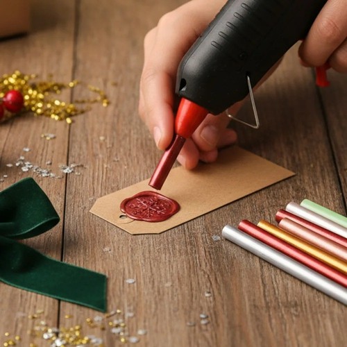 Glue gun sealing - gun, wax