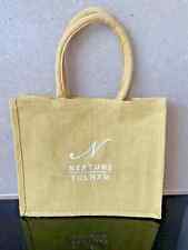 NEPTUNE FULHAM Yellow Hessian Tote Bag Small Brand New