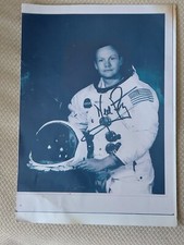 " NEIL ARMSTRONG" 1ST MAN ON THE MOON , A4 PRINT SIGNED