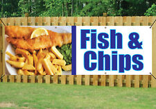 FISH AND CHIPS BANNER OUTDOOR