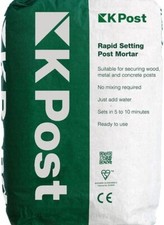 1 Half Pallet of Post Crete /