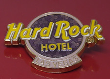 Small Hard Rock Cafe Enamel Pin Badge Las Vegas Hotel Purple Logo