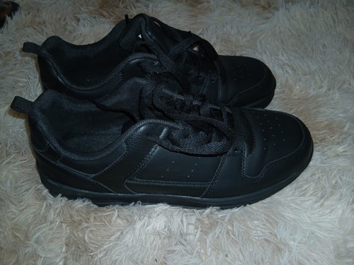 Black lace trainers - lace-up, /