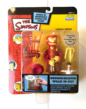 🟠The Simpsons Groundskeeper WIllie in Kilt, Playmates, Interactive Figure