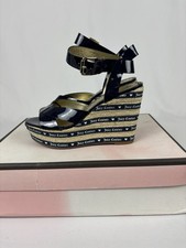 Juicy Couture Navy Blue Wedges