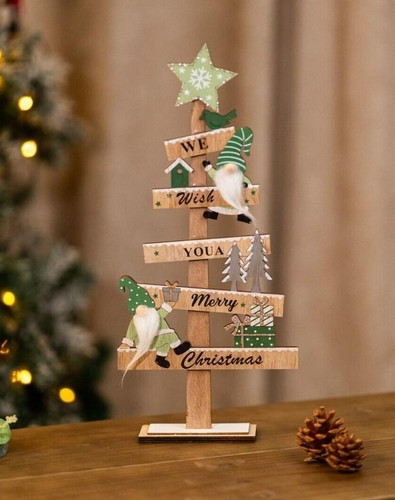 Christmas gonk wooden - gonk,