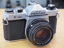 Pentax K1000 35mm SLR Film Camera with 50mm F1.7 Lens ( METER FAULT ). U18389