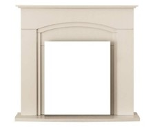 Adam Venice/Devon Fireplace Surround in Cream, 39 Inch