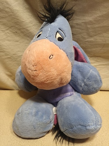 Eeyore purple blue pink - blue, ear