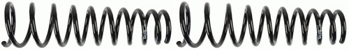 Left and right set suspension - and,