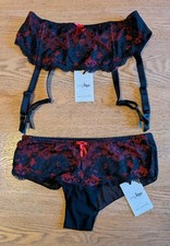 Sexy Black & Red Lacy