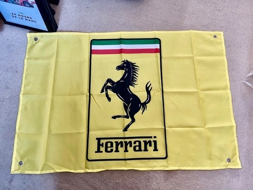 Ferrari banner flag new - ferrari,