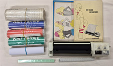 KNITMASTER KNITTING MACHINE KR6 KNIT RADAR BUNDLE WITH SCALES & NEW PATTERNS