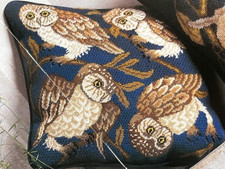 Owls Cushion Beth Russell Tapestry Needlepoint Chart