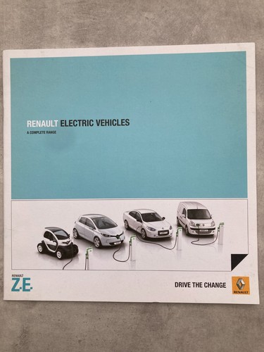 Renault electric car range - electric, uk
