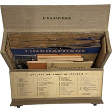 Linguaphone Complete French Course with Records and Books Vintage Language Set
