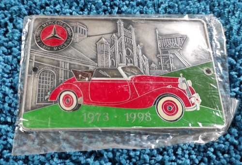 Plaque badge mercedes benz - mercedes,