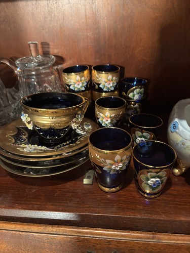 Vtg bohemian cobalt - vtg.,