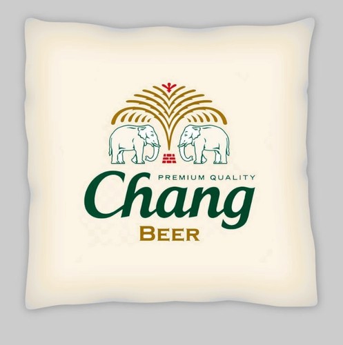 Chang beer cushion cover - chang,