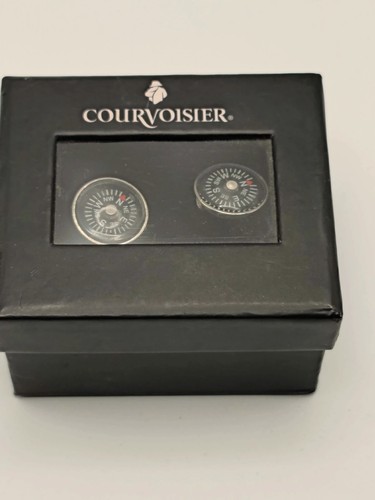 Courvoisier compass cufflinks