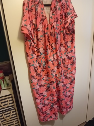 Housecoat vintage orange - vintage,