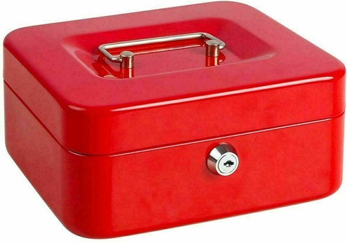 Metal cash box trayholder - box,