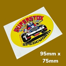SPEDEWORTH VINYL STICKER STOCK CAR BANGER HOT ROD RACING SPEDEWEEK SUPERSTOX UK