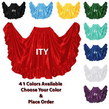 Satin Flamenco Skirt 12 Yard