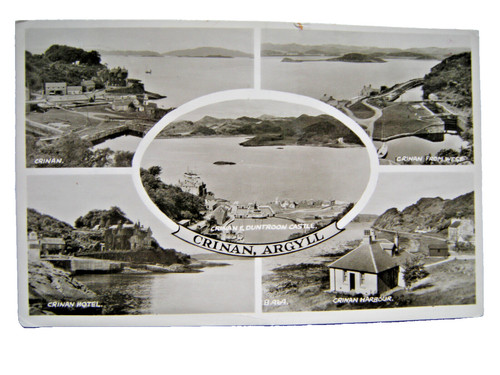 Postcard crinan argyllshire - postcard.,