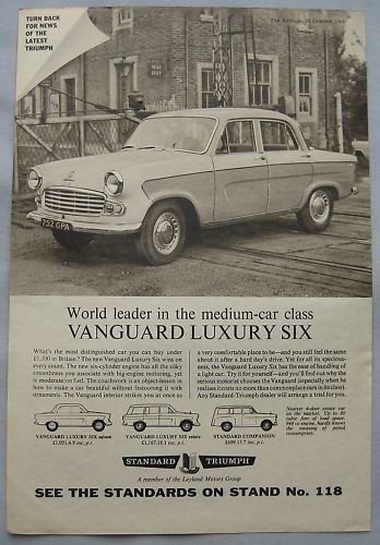 1961 standard vanguard - standard,