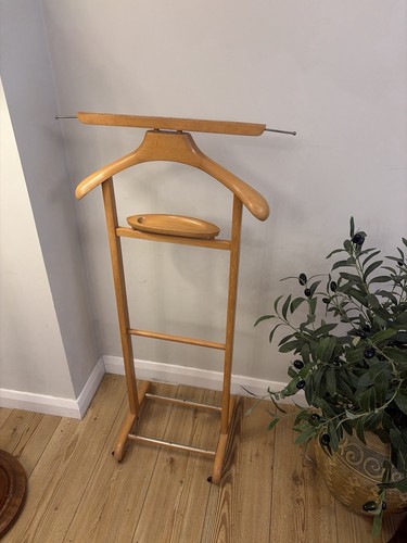 Mid century wooden valet stand - century,