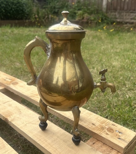 Vintage brass samovar 27cm - brass,