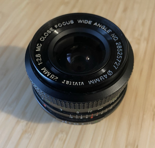 Vivitar 28mm mc close - mc,